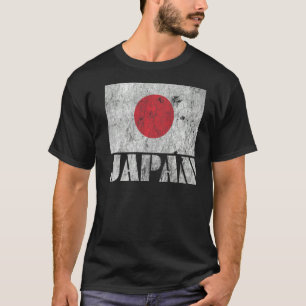 Camiseta Japão - Bandeira do Japão - País Vintage - Souveni