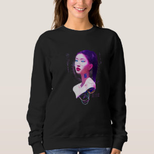 Camiseta Japão Cyberpunk Vaporwave Ai Sci Fi Tokyo Aestheti