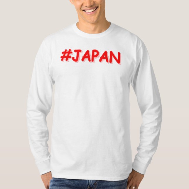 Camiseta "#JAPÃO" Design. Comprar Agora (Frente)