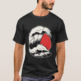 Camiseta Japão Flag Wave Artista Japonês