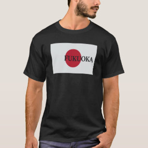 Camiseta Japão Fukuoka Asia Viagem Flag