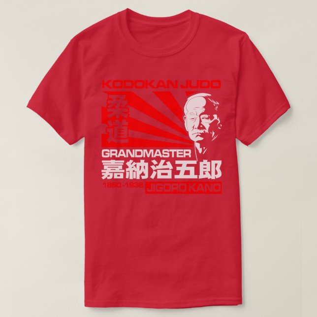 CAMISETA JAPÃO GRANDMASTER JUDO JIGORO KANO (Frente do Design)