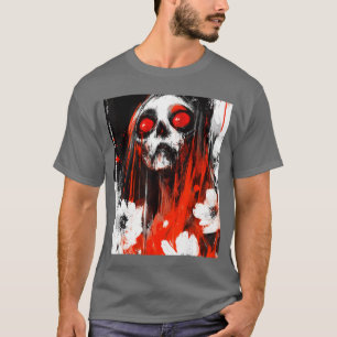 Camiseta Japão Horror Anime Mangá Japonês Assustador Kawaii