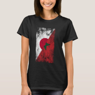 Camiseta Japão Marrocos sinaliza - japonês marroquino