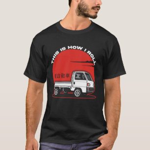 Camiseta Japão Mini Carro De Caminhão Kei Sobre Compacto 4w