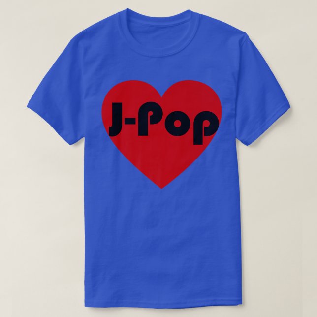 Camiseta Japão Music JPop Heart Pattern (Frente do Design)