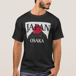 Camiseta Japão Osaka Fuji san bandeira