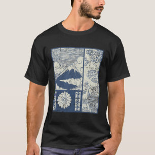 Camiseta Japão Otaku Japonês Cherry Sakua Mt Fuji