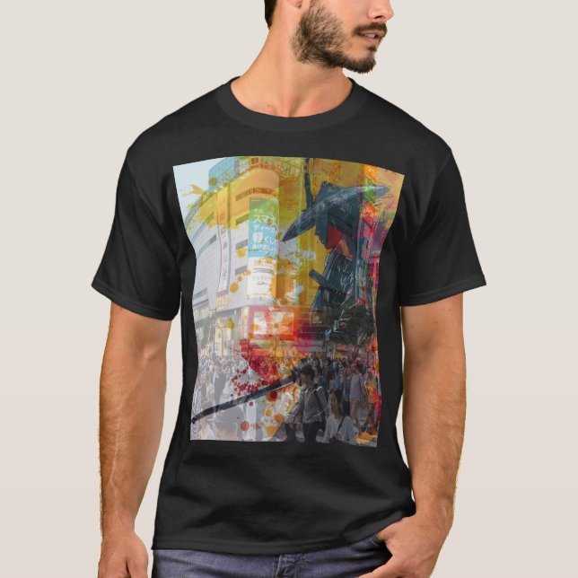 Camiseta Japão passado e presente (Frente)