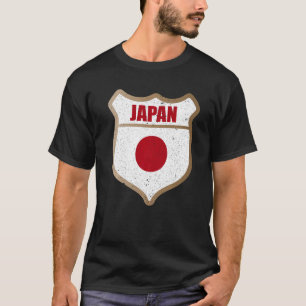 Camiseta Japão: Patch De Bandeira Para Japonês E Quem Ama O