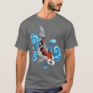 Camiseta Japão Peixe Koi Tatuagem Japonesa