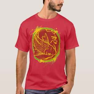 Camiseta Japão Peixes Koi Tatuagem Japonesa 521