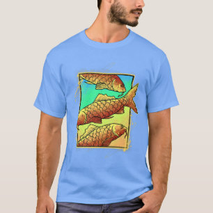 Camiseta Japão Peixes Koi Tatuagem Japonesa 523