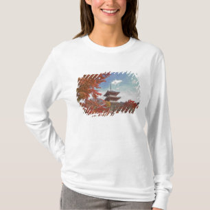 Camiseta Japão, Quioto, Pagode em cores de outono