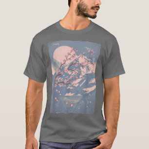 Camiseta Japão Sakura Flor Flor Rosa Floral Japonês Cherry 