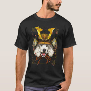 Camiseta Japão - Samurai Poodle Dog Pet Japonês Warrior Bus