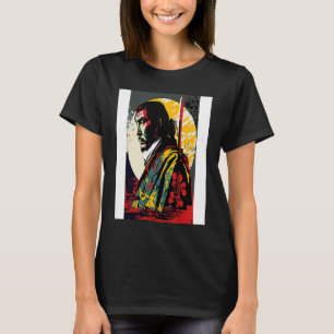 Camiseta Japão Samurai Retro Vintage Sword Warrior Japonês