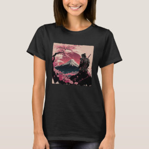 Camiseta Japão Samurai Retro Vintage Sword Warrior Japonês