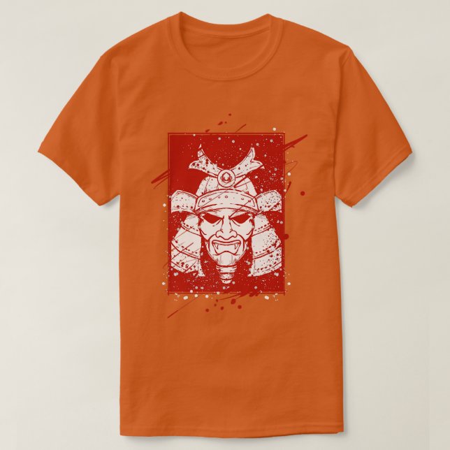 Camiseta Japão Samurai Warrior Premium (Frente do Design)