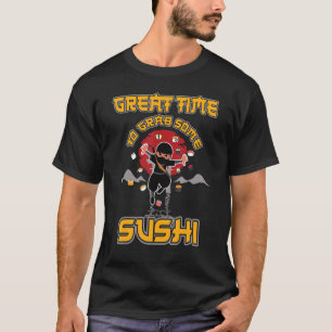 Camiseta Japão Sashimi Sushi Chopsticks Sushibar Temaki