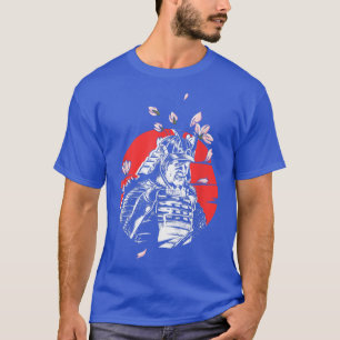 Camiseta Japão Sinalizador Japonês Art Samurai Shinobi Warr