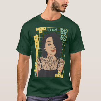 Camiseta Japão Tatuando Gamer Girl Animing WASD