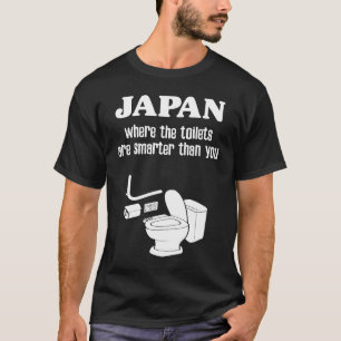 Camiseta Japão Toilet Japonês Souvenir Smart High Tech Toi