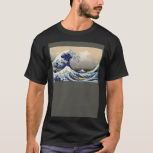 Camiseta Japão Wave Design O Excelente Wave Off Kanagawa