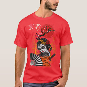 Camiseta Japão Zombie Anime Otaku Grunge Retro Tokyo Kanji