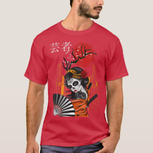 Camiseta Japão Zombie Anime Otaku Grunge Retro Tokyo Kanji