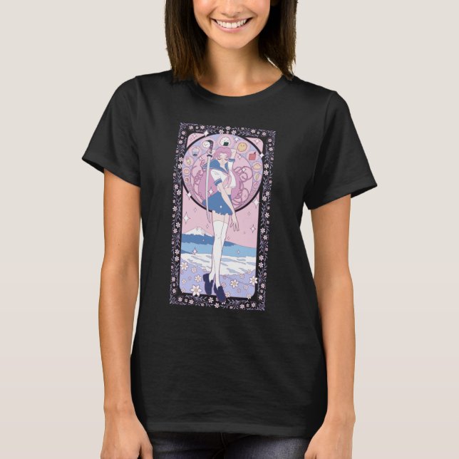 Camiseta Japonês Animes Rosa Nouveau (Frente)