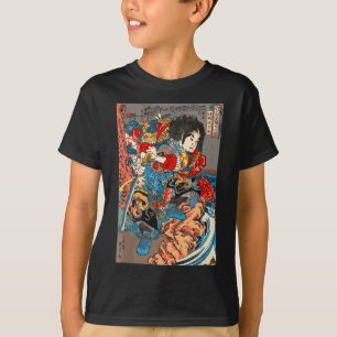 Camiseta Japonês Art Samurai Aestic Graphic
