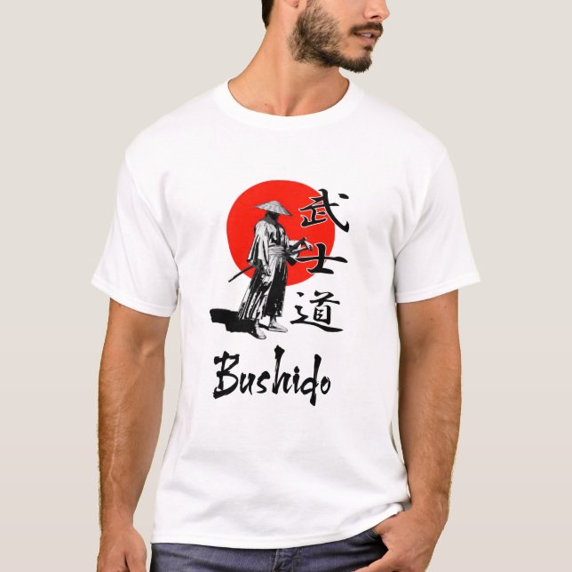 Camiseta Japonês Bushido - Samurai Spirit (Frente)