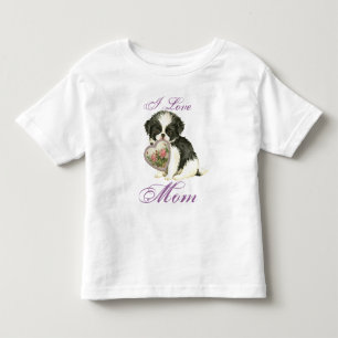 Camiseta Japonês Chin Heart Mãe