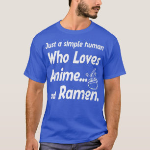 Camiseta Japonês Engraçado Apenas um Homem simples que ama
