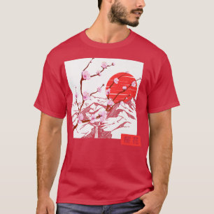 Camiseta Japonês Flor Lover Sakura Cherry Blosso