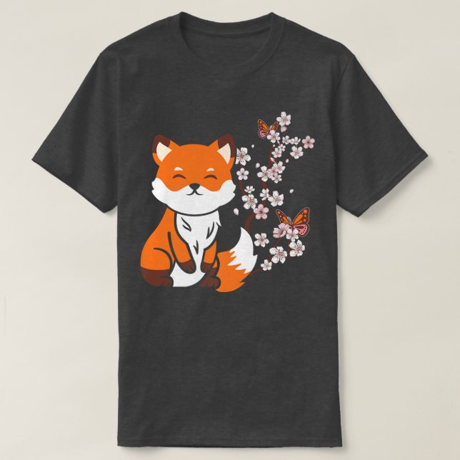 Camiseta Japonês Fo Cherry Blossom Art Sakura Retro (Frente do Design)