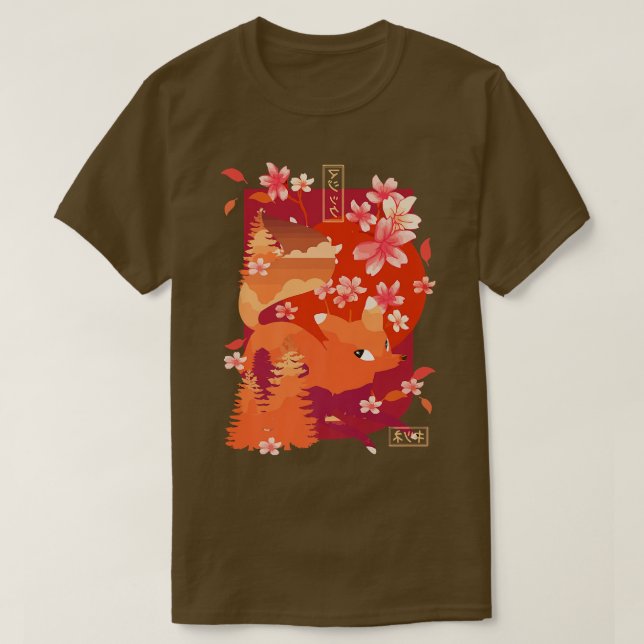 Camiseta Japonês Fo Cherry Blossom Sakura (Frente do Design)