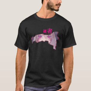 Camiseta Japonês Girly Nerd Manga Anime Waifu Girl Cosp