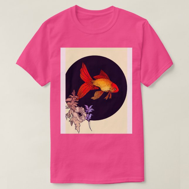 Camiseta Japonês Goldfish 1 (Frente do Design)