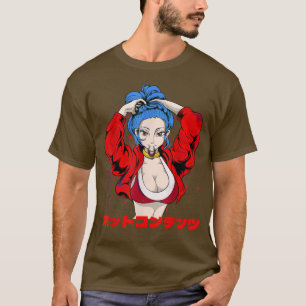 Camiseta Japonês Hot Animation Japan Aestético