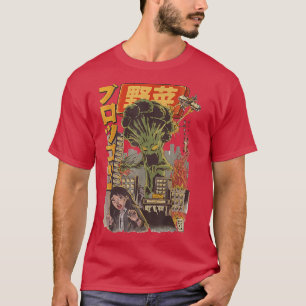Camiseta Japonês Kaiju Vegetable Broccoli Anime