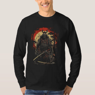 Camiseta Japonês Kanji Samurai Warrior I Japonês Art Samu