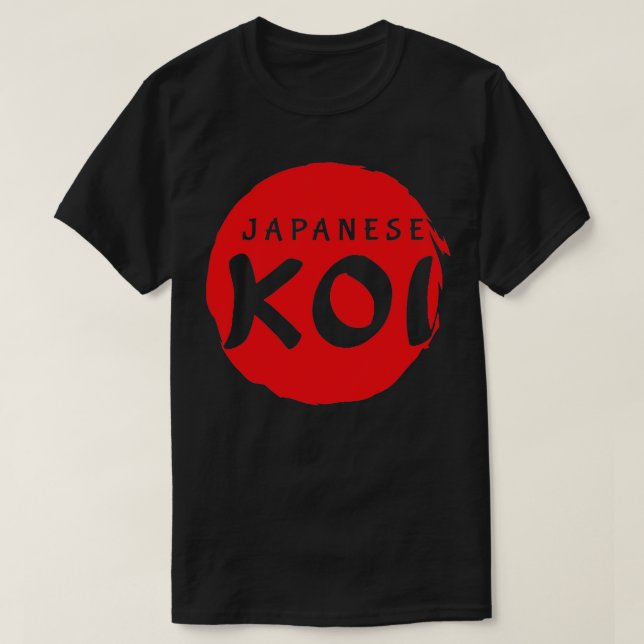 Camiseta Japonês Koi (Frente do Design)