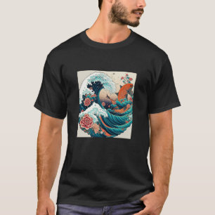 Camiseta Japonês Koi Carp Nishikigoi Fish Japão 2