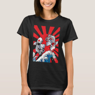 Camiseta Japonês Koi Fish Cherry Blossom 36