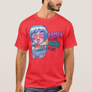 Camiseta Japonês Manga Ramen College Life Funny 430