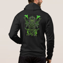 Camiseta Japonês Oni Art Samurai Skull