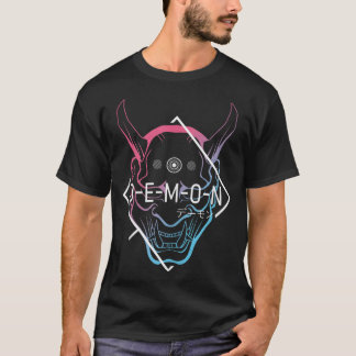 Camiseta Japonês Oni Mask Demon Ogre - Estética Japão Sam