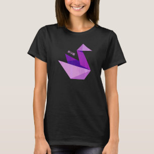 Camiseta Japonês Origami Tsuru Paper Bird Orizuru Japão Cu